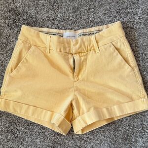 Dear John Yellow High Waist Shorts